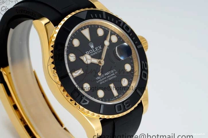 YG 3D Edition VR3235 226658 Yacht-Master Black Strap Oysterflex 1:1 on 3EF Ceramic Bezel 42mm Best 0714